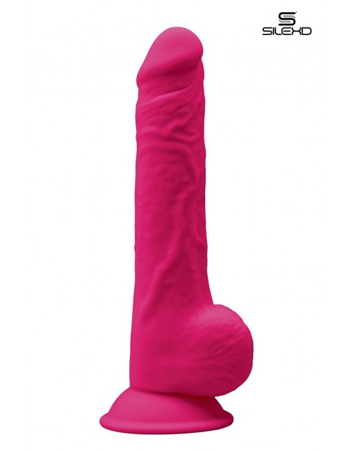 sexy Gode double densité rose 24 cm - Modèle 3