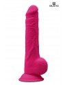 sexy Gode double densité rose 24 cm - Modèle 3