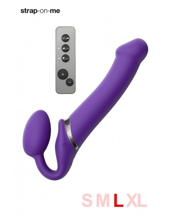 sexy Strap-on-me vibrant violet L