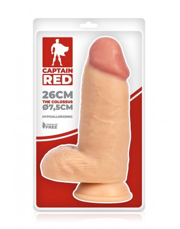 sexy Gode XXL Colossus 26 x 7,5 cm - Captain Red