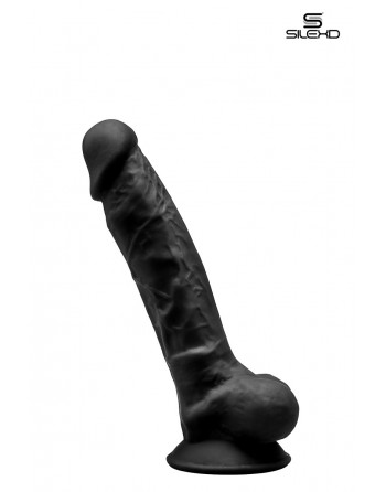 sexy Gode double densité noir 17,5 cm - Modèle 1