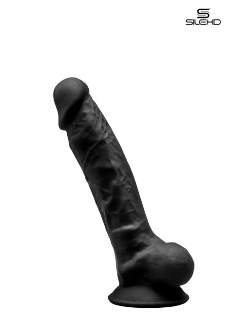 sexy Gode double densité noir 17,5 cm - Modèle 1