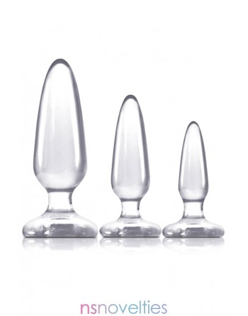 sexy Kit d'entrainement anal Jelly Rancher Transparent