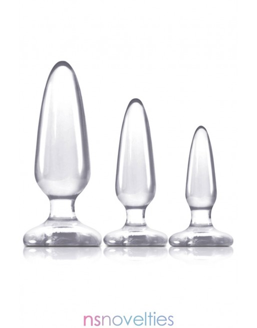 sexy Kit d'entrainement anal Jelly Rancher Transparent