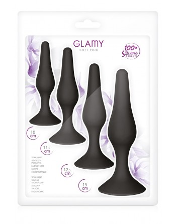 sexy Coffret 4 soft plugs - Glamy