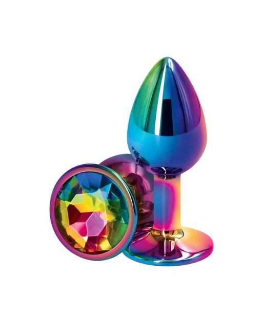 sexy Plug anal aluminium multicolore S - Rear Assets