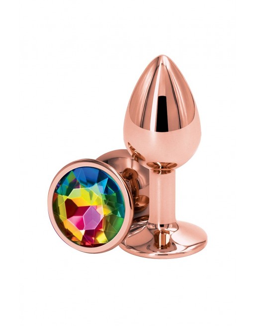 sexy Plug anal aluminium rose gold S - Rear Assets