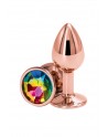 sexy Plug anal aluminium rose gold S - Rear Assets