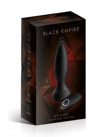 sexy Plug anal va-et-vient télécommandé - Black Empire