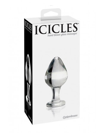 sexy Plug anal verre Icicles n° 25