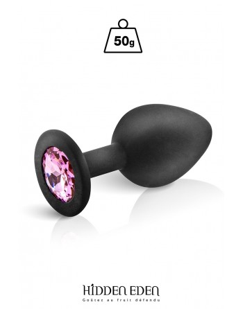 Plug bijou silicone noir M