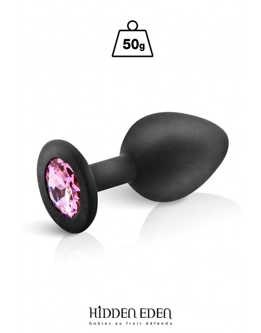 Plug bijou silicone noir M