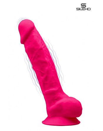 sexy Vibromasseur double densité rose 20 cm - SilexD