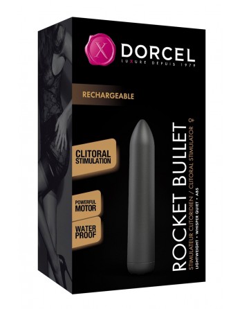 sexy Mini vibro Rocket Bullet noir - Dorcel