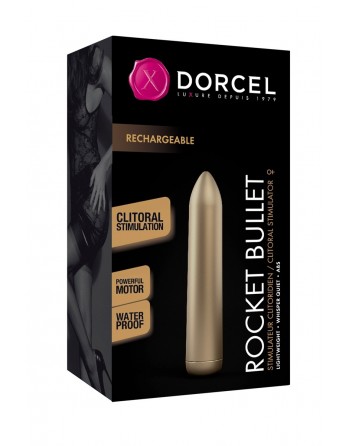 sexy Mini vibro Rocket Bullet doré - Dorcel