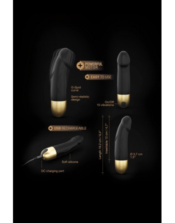 sexy Vibro rechargeable Real Vibration gold S 2.0 - Dorcel