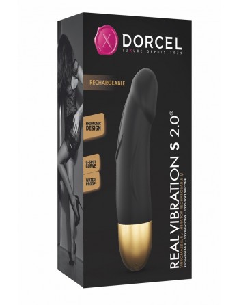 sexy Vibro rechargeable Real Vibration gold S 2.0 - Dorcel