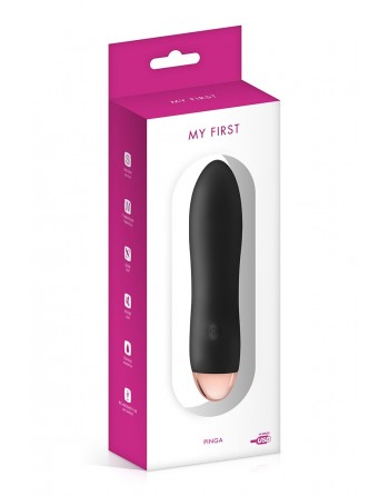 sexy Vibromasseur rechargeable Pinga noir - My First
