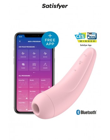 sexy Stimulateur connecté Curvy 2 rose - Satisfyer