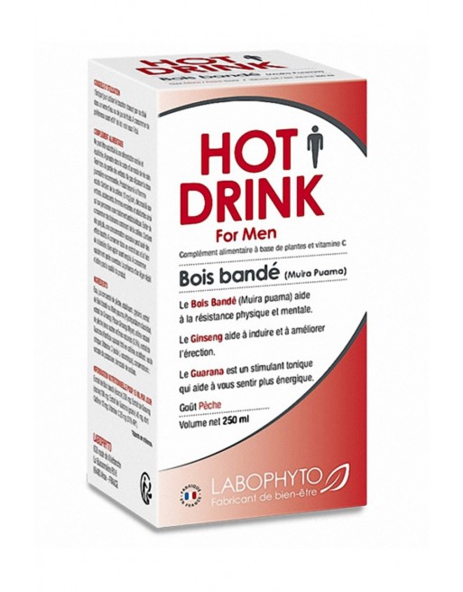 sexy HOT DRINK Homme bois bandé 250 ml