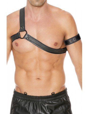 sexy Harnais Gladiator noir - Ouch!