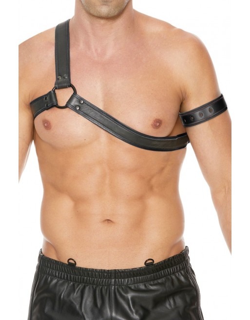 sexy Harnais Gladiator noir - Ouch!