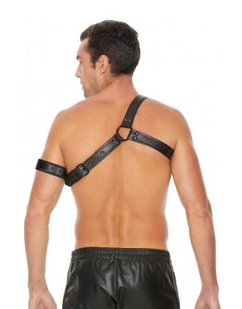 sexy Harnais Gladiator noir - Ouch!