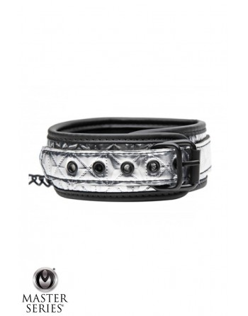 sexy Collier argenté avec laisse - Master Series