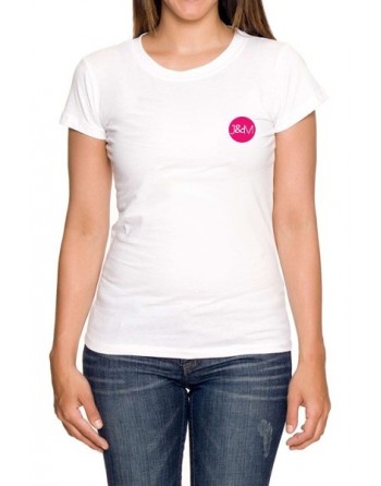 sexy Tee-shirt  JM blanc - spécial  femme