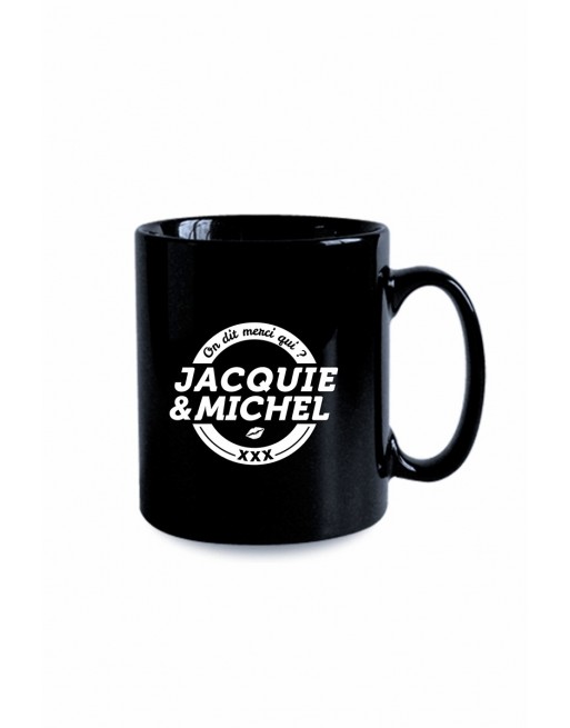 sexy Mug noir JM - logo rond