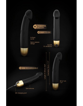 sexy Vibro rechargeable Real Vibration gold M 2.0 - Dorcel