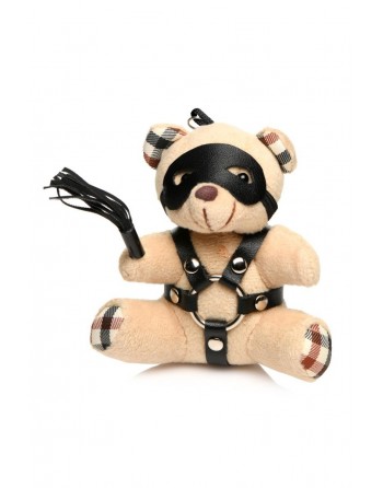 sexy Porte-clés Teddy Bear BDSM avec martinet