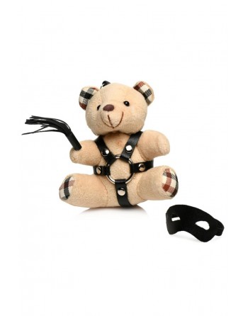 sexy Porte-clés Teddy Bear BDSM avec martinet