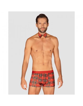 sexy Mr Merrilo - Boxer et nœud papillon Rouge