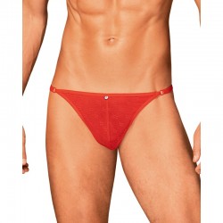 sexy Obsessiver String Homme rouge