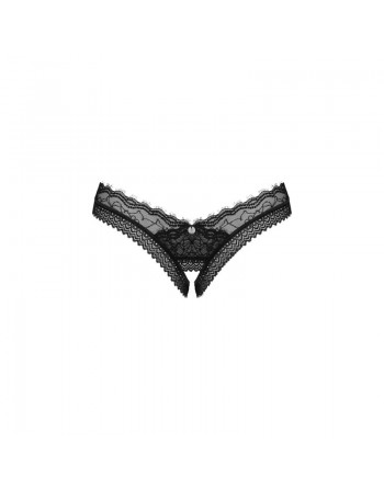 sexy Medilla string ouvert - Noir