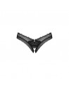 sexy Medilla string ouvert - Noir