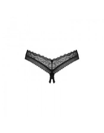 sexy Medilla string ouvert - Noir