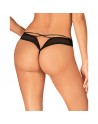 sexy Roxelia string ouvert - Noir