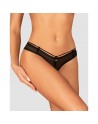 sexy Roxelia string ouvert - Noir