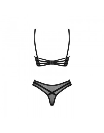 sexy Roxelia ensemble ouvert - Noir