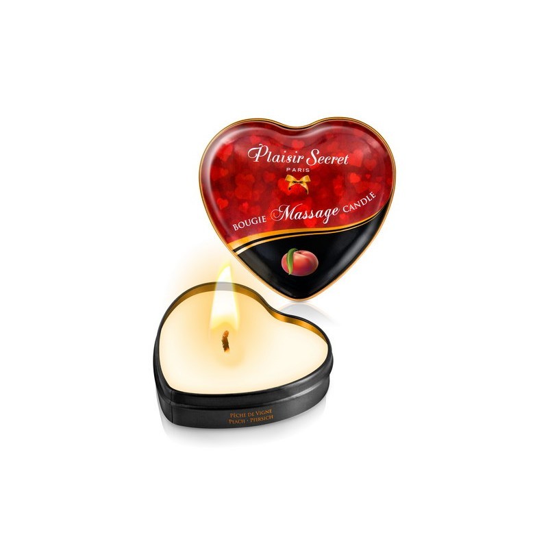 Mini Bougie de massage Peche de vigne Plaisir secret - 35 ml Mini Bougie de massage Peche de vigne Plaisir secret - 35 ml