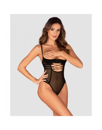 sexy Roxelia body ouvert- Noir