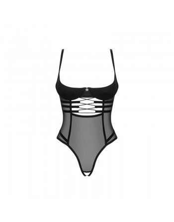 sexy Roxelia body ouvert- Noir