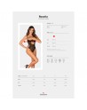 sexy Roxelia body ouvert- Noir