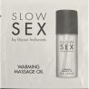 sexy Huile de massage chauffante dosette - Slow Sex - 1 ml