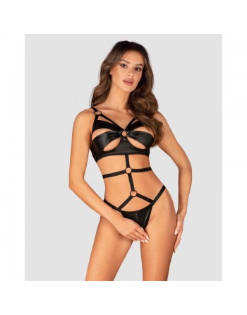 sexy Armares body ouvert- Noir