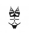 sexy Armares body ouvert- Noir