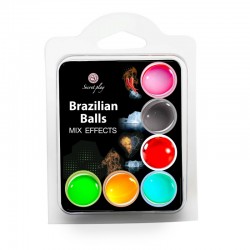 6 Brazilian Balls Différents effets