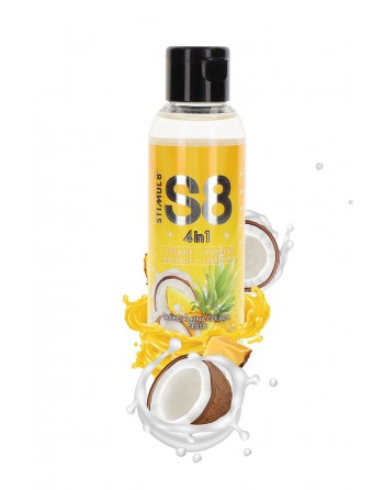 sexy Lubrifiant S8 4 en 1 gout Tropical Pina Colada